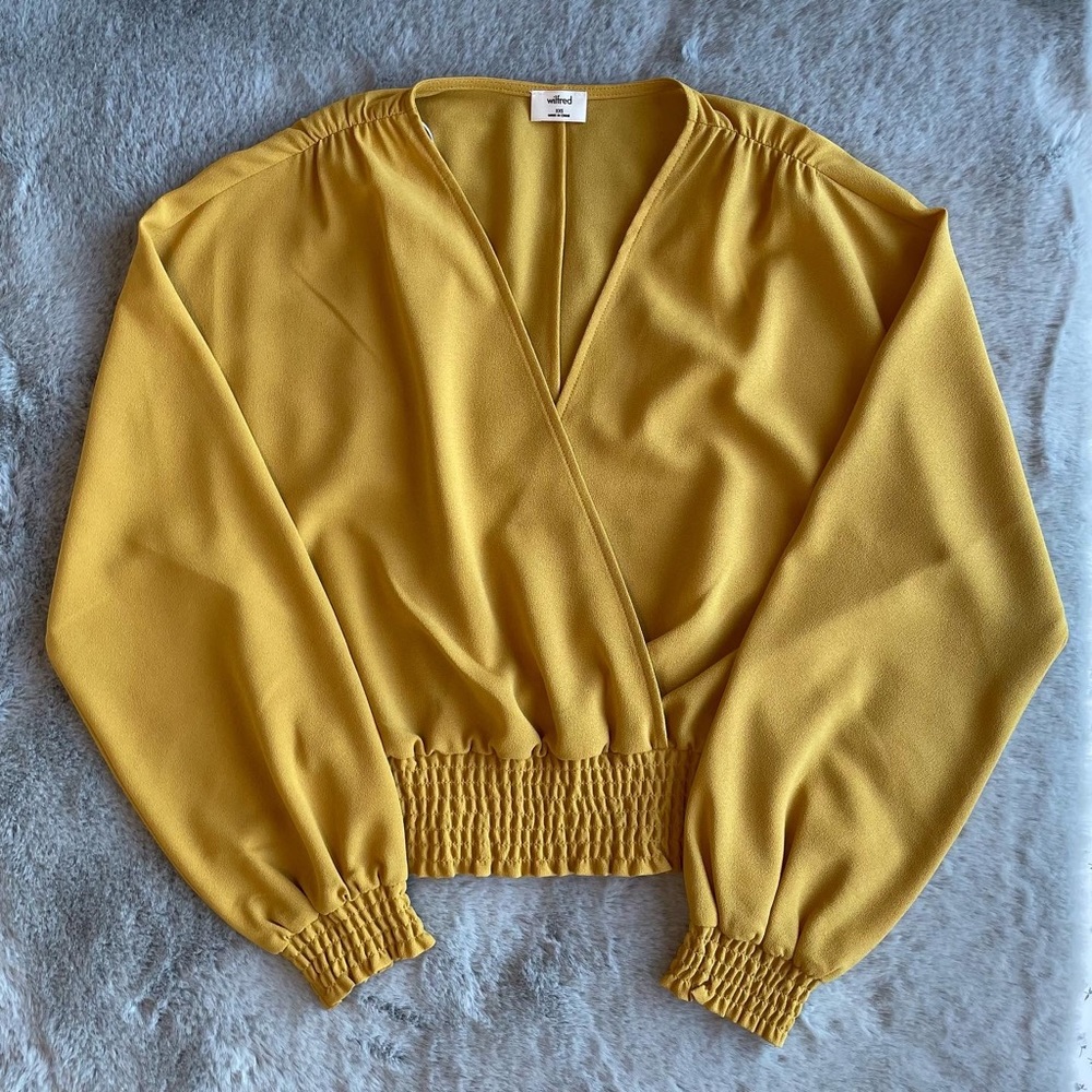 Wilfred Free — Mustard Yellow Blouse